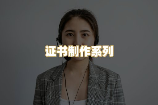 证书制作系列